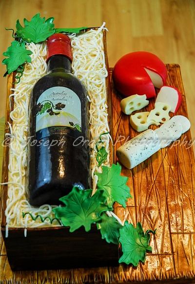 Wine Bottle Crate Cake - Cake by Suzanne Jackman