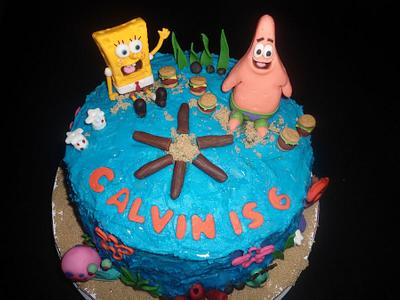 Spongebob Cake - Cake by Elisa's Sweet Cakes