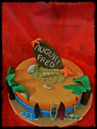 surf cake - Cake by Yummy Cake Shop