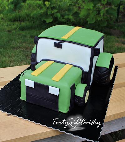 Tractor - Cake by Cakes by Evička