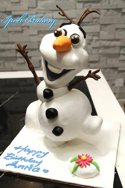 Olaf the Snowmen - Cake by William Tan