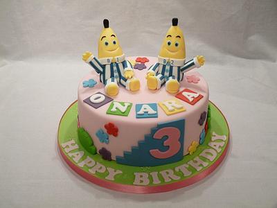 BANANAS IN PYJAMAS - Cake by Grace's Party Cakes