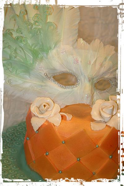 Venice Mask - Cake by Mafalda Martins
