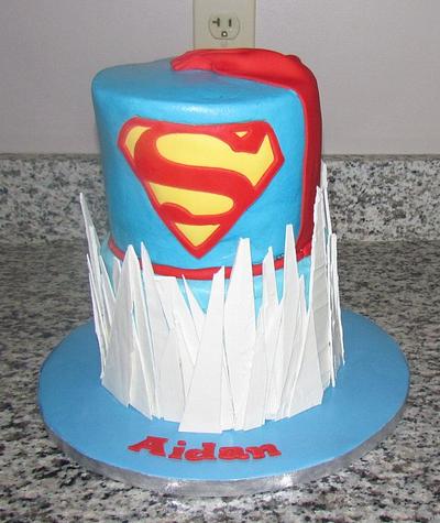 Superman Cake - Cake by Jaybugs_Sweet_Shop