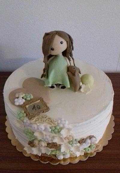 For little Ela - Cake by Ellyys