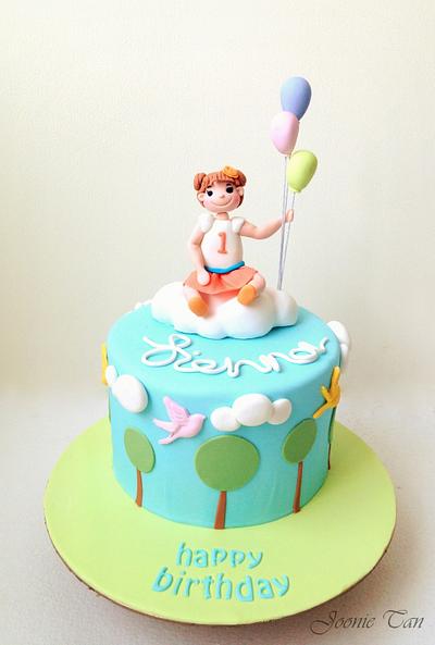 Sienna's 1st Birthday  - Cake by Joonie Tan