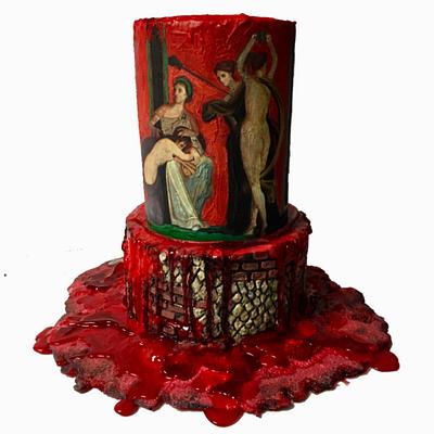 Magma Pompeii  - Cake by Gina Assini