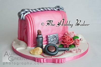 Pink Chanel handbag - Cake by The hobby baker 