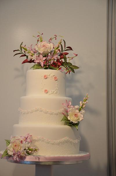 Wedding cake - Cake by cakedeluxebysusy