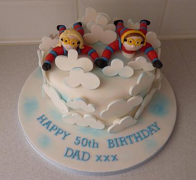 Skydiving  - Cake by Sharon Todd