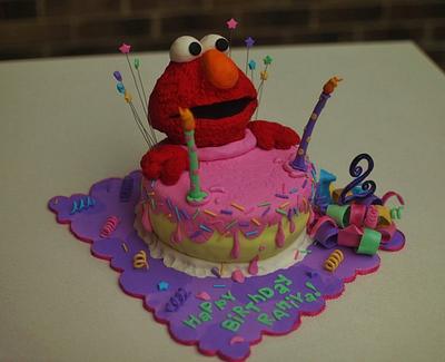 Elmo birthday cake  - Cake by Komel Crowley