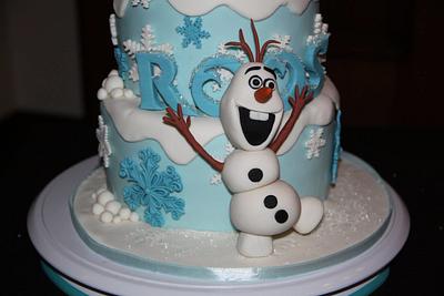 Frozen - Olaf - Cake by Cakes for Fun_by LaLuub