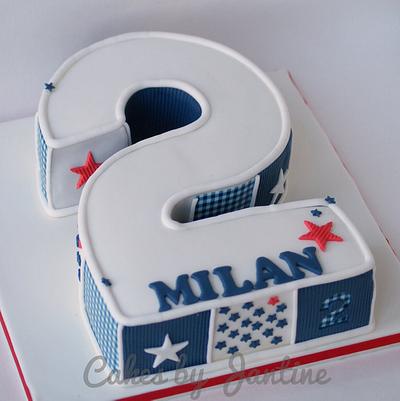 Cool little boy cake - Cake by Cakes by Jantine