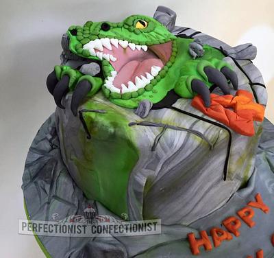 Charlie - Dinosaur Cake  - Cake by Niamh Geraghty, Perfectionist Confectionist