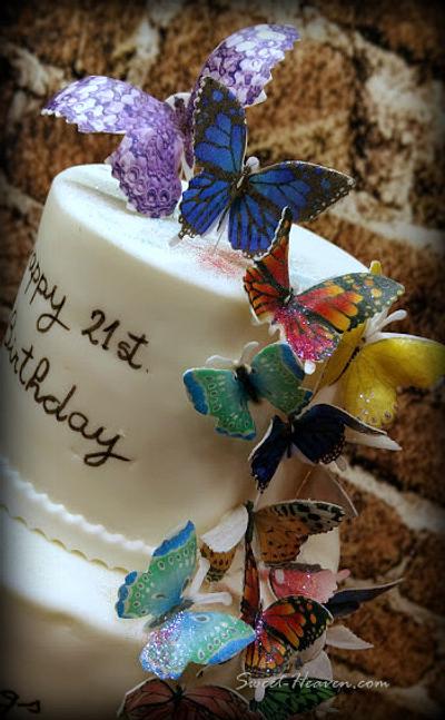 Butterflies - Cake by Sweet Heaven Cakes