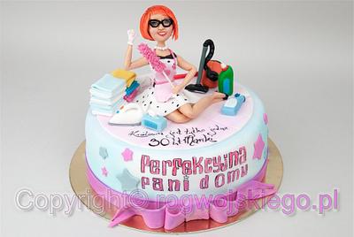 Perfect Housewife cake / Tort dla perfekcyjnej Pani domu - Cake by Edyta rogwojskiego.pl