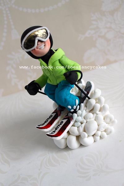 Skiing - Cake by Zoe's Fancy Cakes