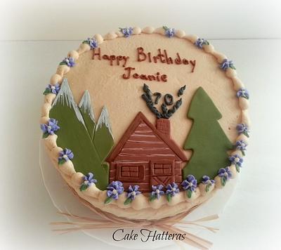 A 70th Birthday Cake - Cake by Donna Tokazowski- Cake Hatteras, Martinsburg WV