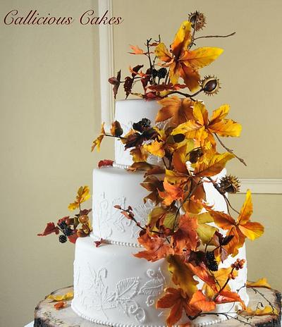 Harvest Wedding cake  - Cake by Calli Creations