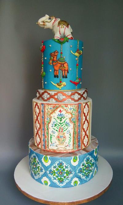 Rajasthani Wedding Cake - Cake by Chanda Rozario