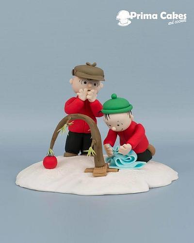 Home for the Holidays Collaboration - Charlie Brown Christmas - Cake by Prima Cakes and Cookies - Jennifer