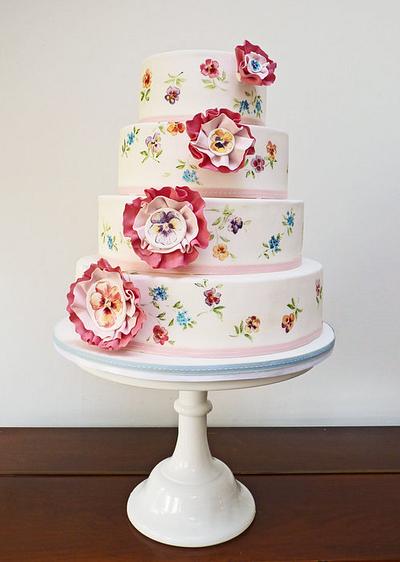 Rosette cake - Cake by Natasha Collins