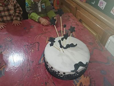 Man Moustache Cake - Cake by eve and butter