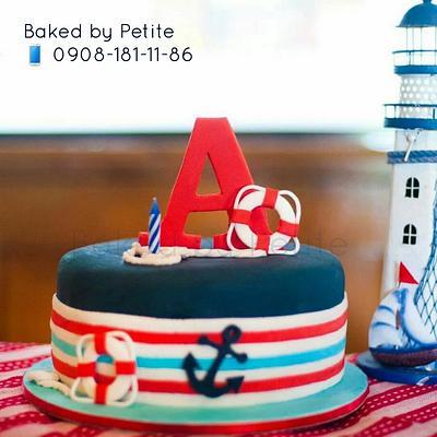 Nautical themed cake - Cake by Baked by Petite