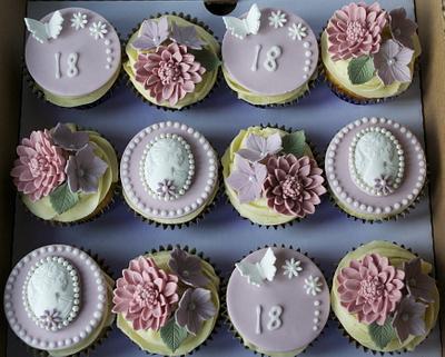 18th Birthday Cupcakes - Cake by Sugar Ruffles