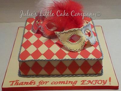 Masquerade  - Cake by Julie's Little Cake Company