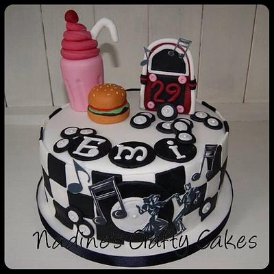 Rock 'n' Roll  - Cake by Nadine Tyrrell