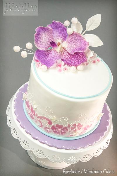 Purple Orchid Cake - Cake by MLADMAN