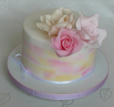 Rose - Cake by lamps