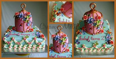 A BirdCage Cake  - Cake by Rajeena