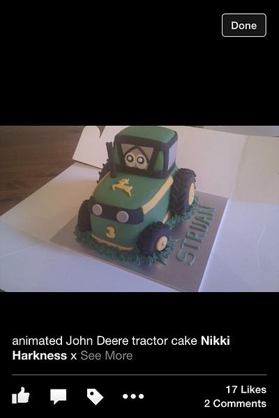 John Deere Tractor cakes - Cake by Julie Anderson