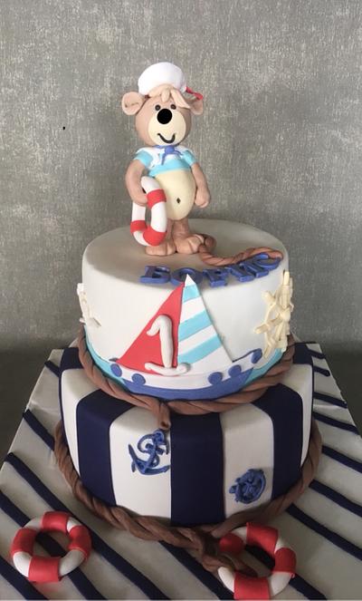 Navy bear - Cake by Doroty