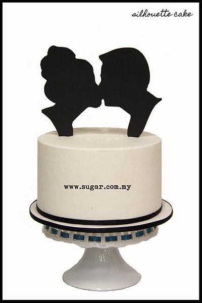 Silhouette Cake - Cake by weennee