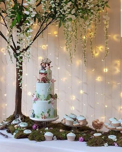 Woodland wedding cake - Cake by Sharon, Sadie May Cakes 
