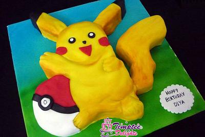 Pikachu Cake - Cake by Anupama Ramesh