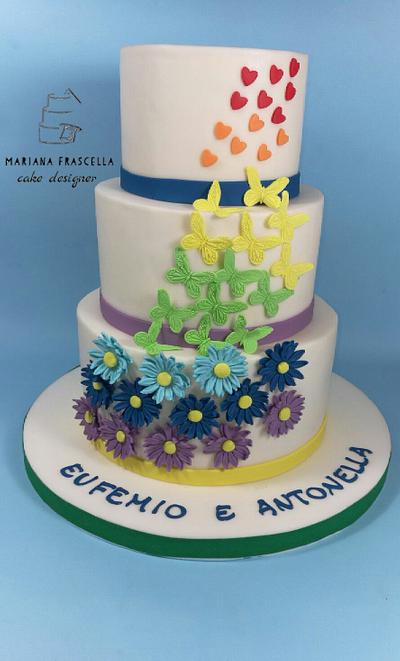Rainbow cake - Cake by Mariana Frascella
