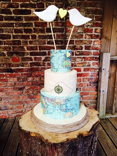 A wedding cake for a couple that have lived a fairytale xx - Cake by Mary Scott