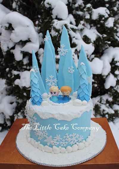Frozen Birthday cake :) - Cake by The Little Cake Company