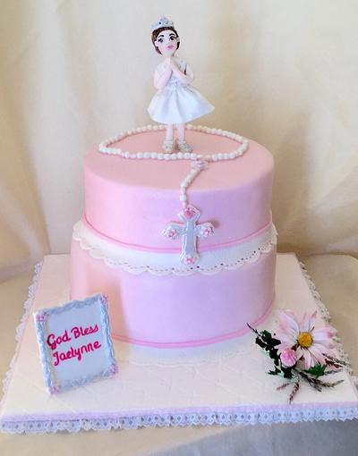 Girl's First Communion Cake - Cake by Goreti