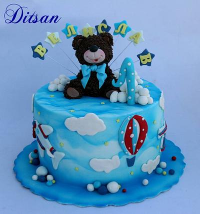 Cake with a bear - Cake by Ditsan