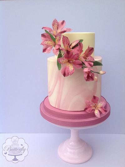 Pretty in Pink - cake International Tutorial - Cake by Butterfly Cakes and Bakes