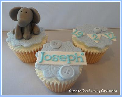 Boys Christening Cupcakes - Cake by Cupcakecreations