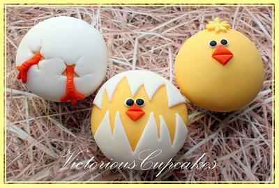 Easter Hatching Chick Cupcakes - Cake by Victorious Cupcakes