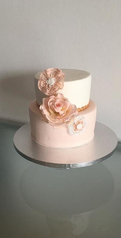 50th birthday :) - Cake by Kvety na tortu