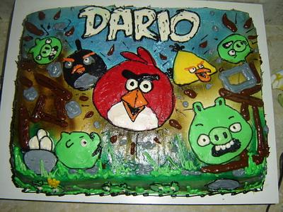 Angry Birds   - Cake by Katarina