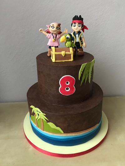Captain Jake & The Neverland Pirates - Cake by Dasa